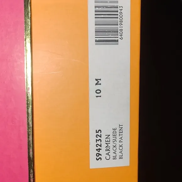 💕HP💕Kate Spade CARMEN Patent Leather/Suede Peep Toe Heels💕Size 10