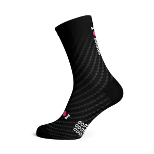 I Love Boobies Carbon Socks
