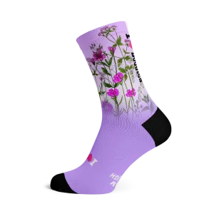 I Love Boobies Lilac - I Am Enough Socks