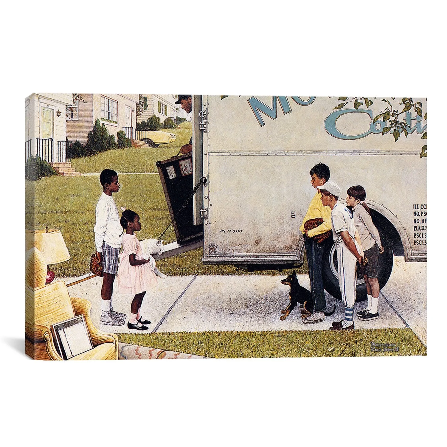 iCanvasART 1544 Moving in New Kids in The Neighborhood Canvas Print by