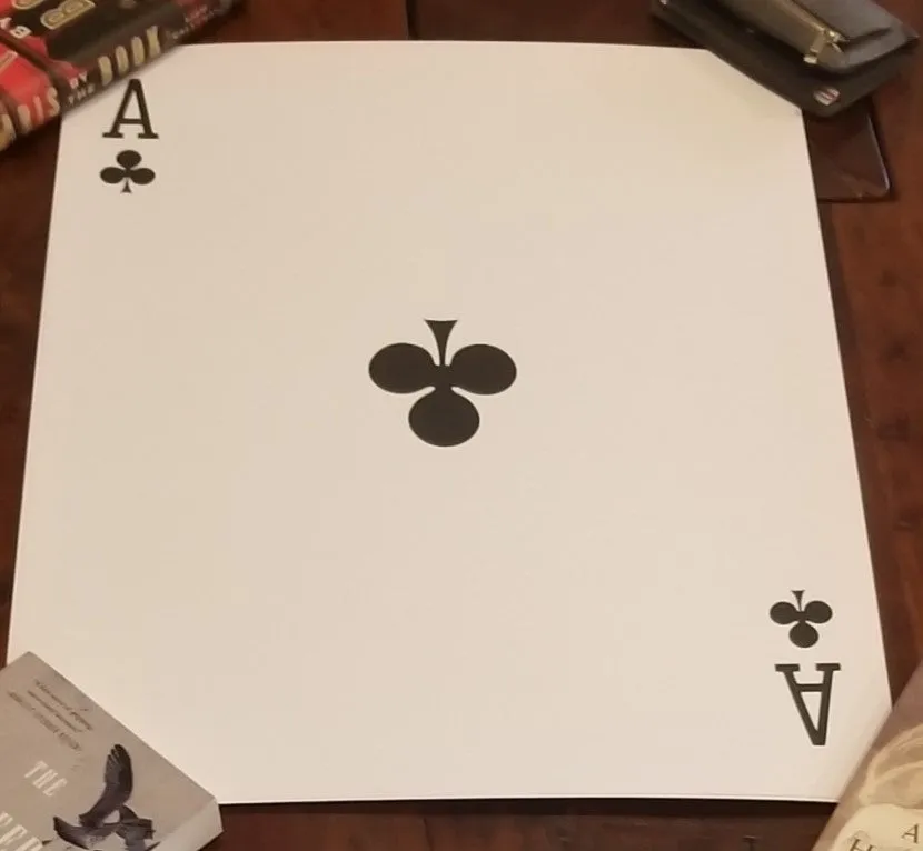 Jack White Ace of Clubs Poster Matthew Jacobson  August 24, 2018, Las Vegas