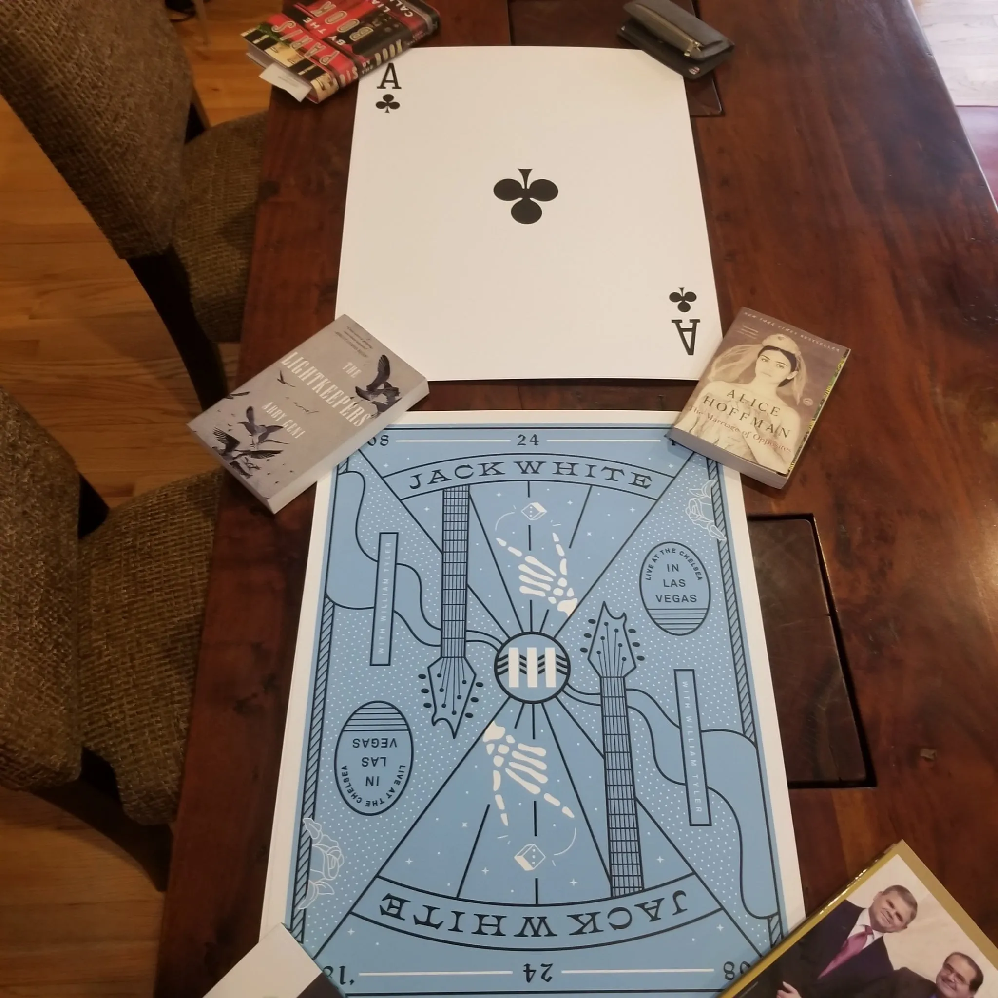 Jack White Ace of Clubs Poster Matthew Jacobson  August 24, 2018, Las Vegas
