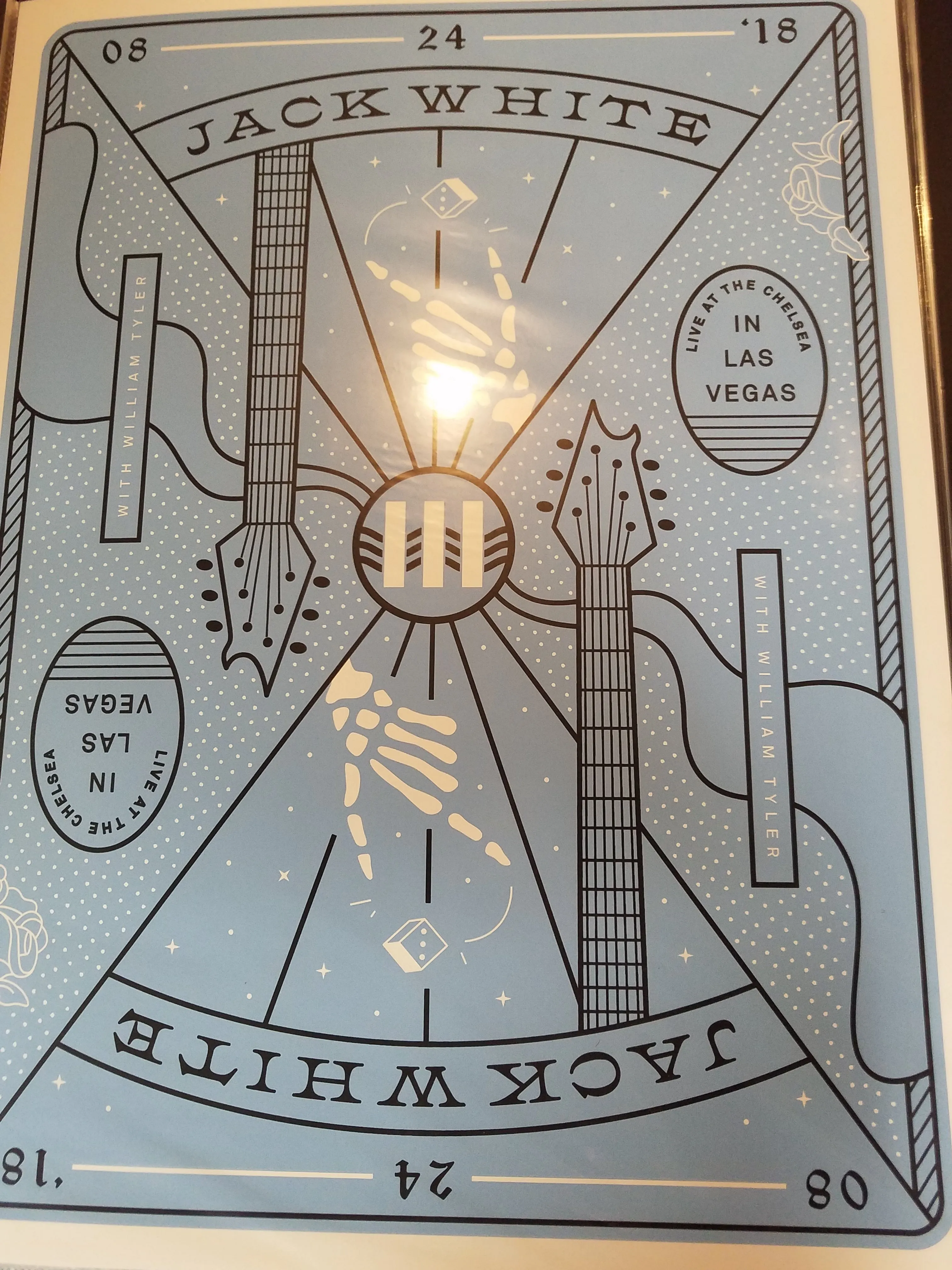 Jack White Ace of Clubs Poster Matthew Jacobson  August 24, 2018, Las Vegas