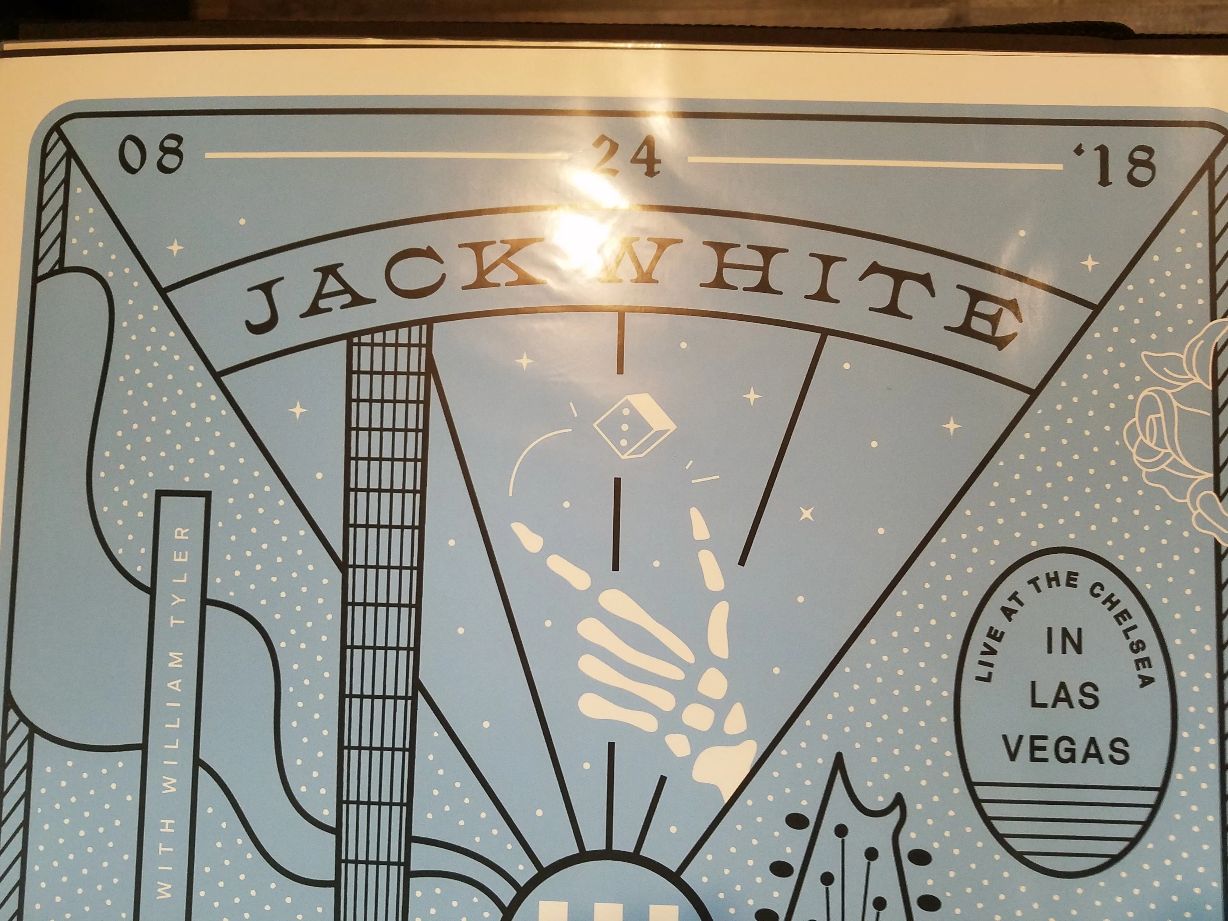 Jack White Ace of Clubs Poster Matthew Jacobson  August 24, 2018, Las Vegas