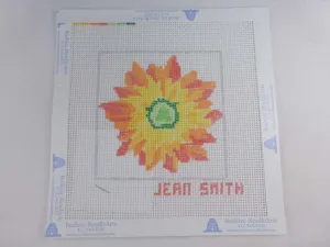 Jean Smith's Design 118C-1 Floral Friends Coaster 1