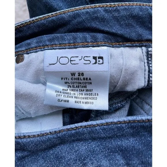 Joe's Jeans Skinny Chelsea Cut Emma Wash Denim, Size 26