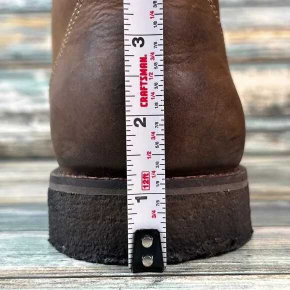 Johnston &amp; Murphy Mens 10M Chukka Boot Lace Up Fashion Dress Workwear Comfort