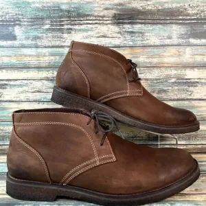 Johnston &amp; Murphy Mens 10M Chukka Boot Lace Up Fashion Dress Workwear Comfort