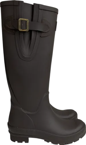 joules Houghton Chocolate Brown Adjustable Tall Wellies UK 4 EU 37 👠