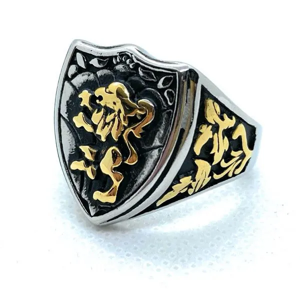 'Lion Rampant' Ring (#634)