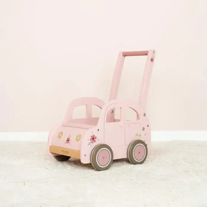 Little Dutch Wooden Pink Walker Wagon