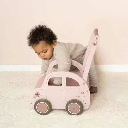 Little Dutch Wooden Pink Walker Wagon