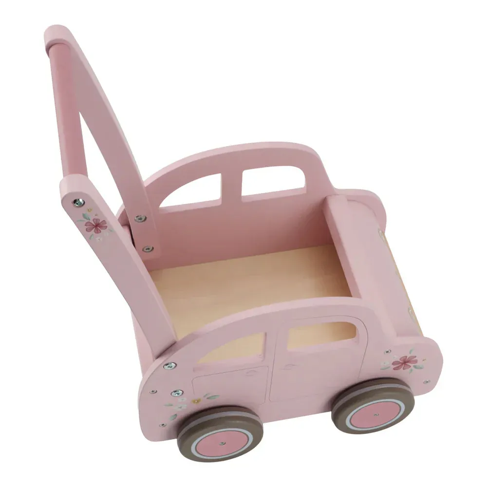 Little Dutch Wooden Pink Walker Wagon