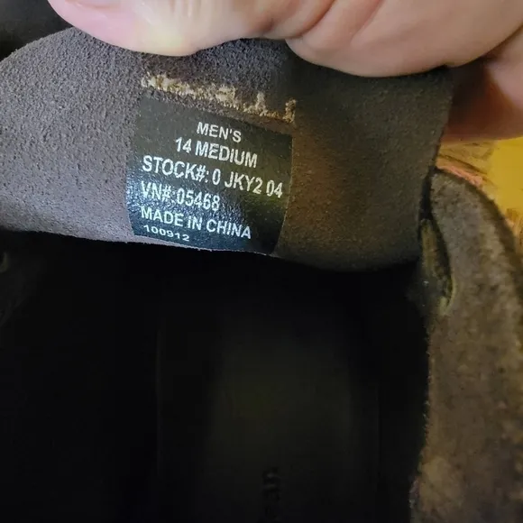 LL BEAN CHUKKA Chocolate Suede  Crepe Sole NIB boot, work, men's size 14