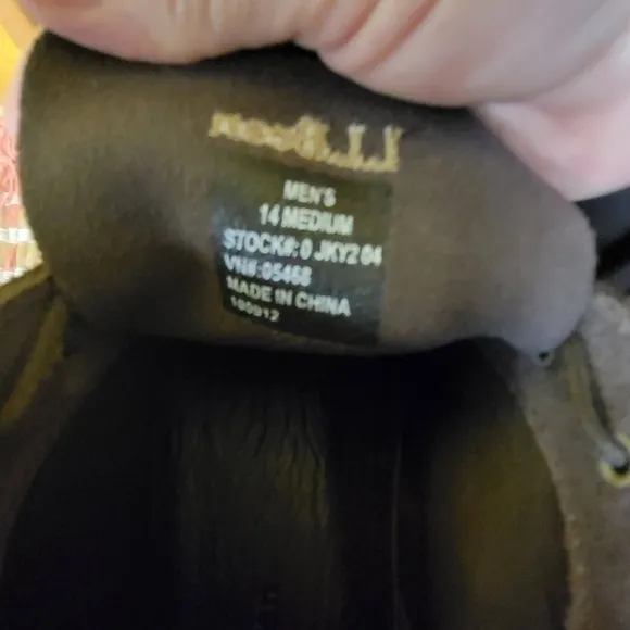 LL BEAN CHUKKA Chocolate Suede  Crepe Sole NIB boot, work, men's size 14