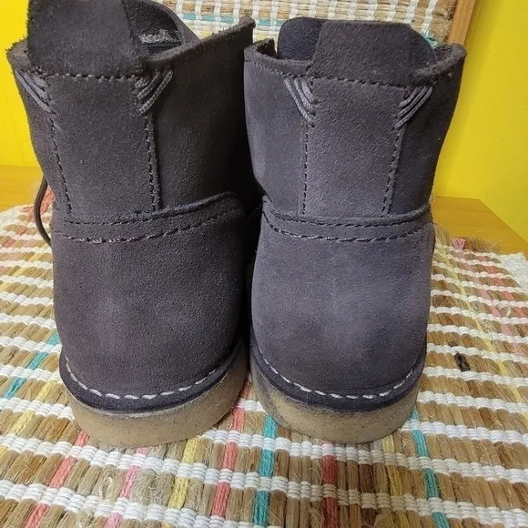 LL BEAN CHUKKA Chocolate Suede  Crepe Sole NIB boot, work, men's size 14