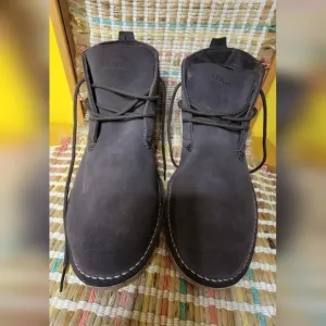 LL BEAN CHUKKA Chocolate Suede  Crepe Sole NIB boot, work, men's size 14