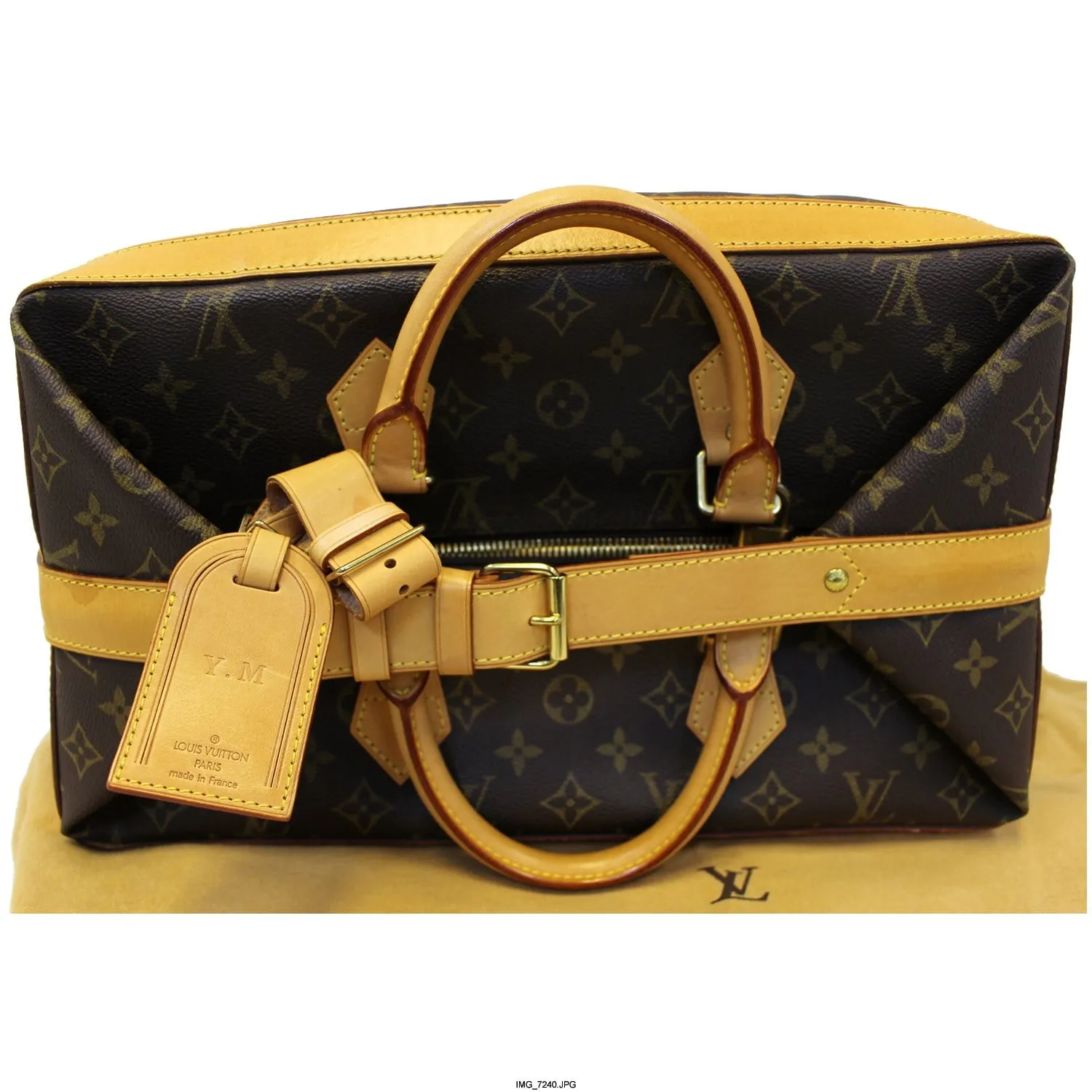LOUIS VUITTON Cruiser 40 Monogram Canvas Boston Travel Bag