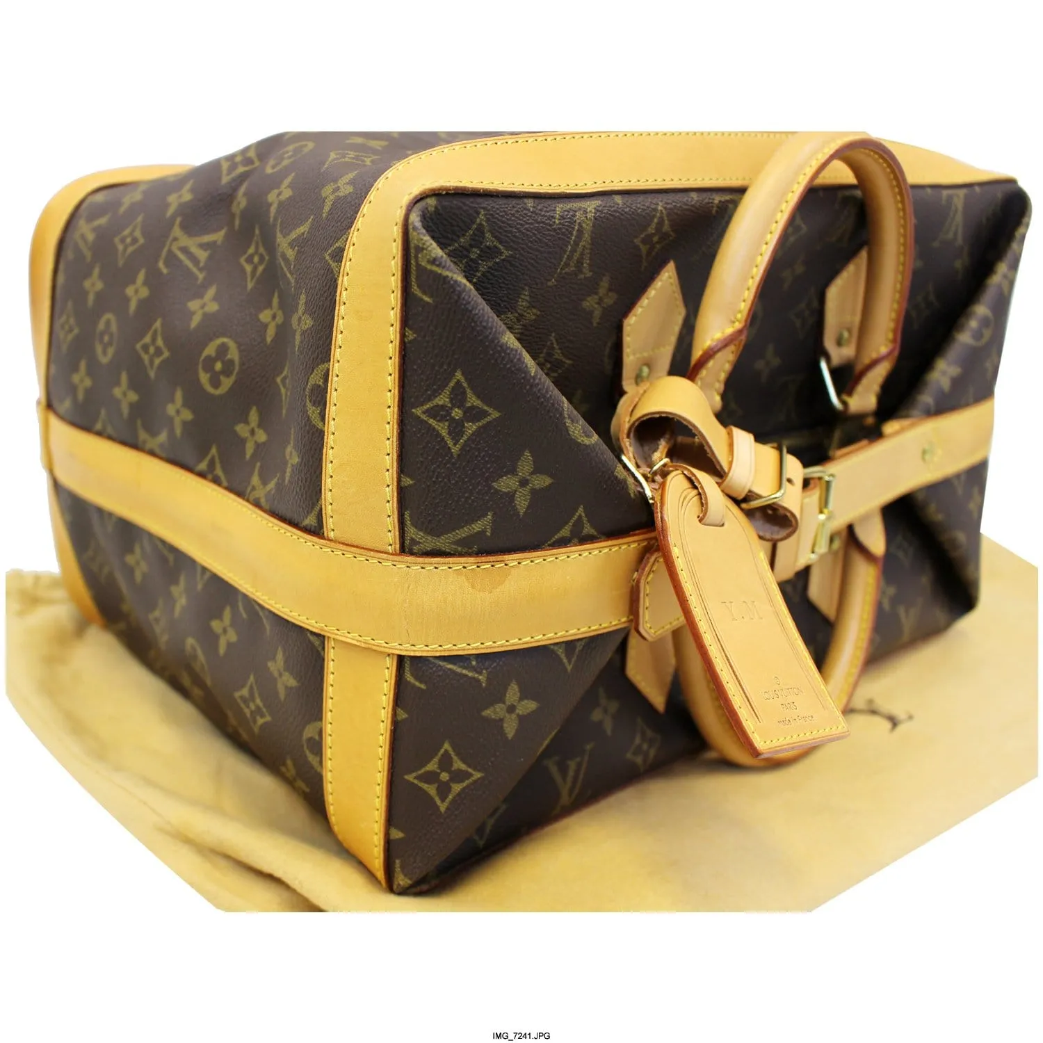 LOUIS VUITTON Cruiser 40 Monogram Canvas Boston Travel Bag