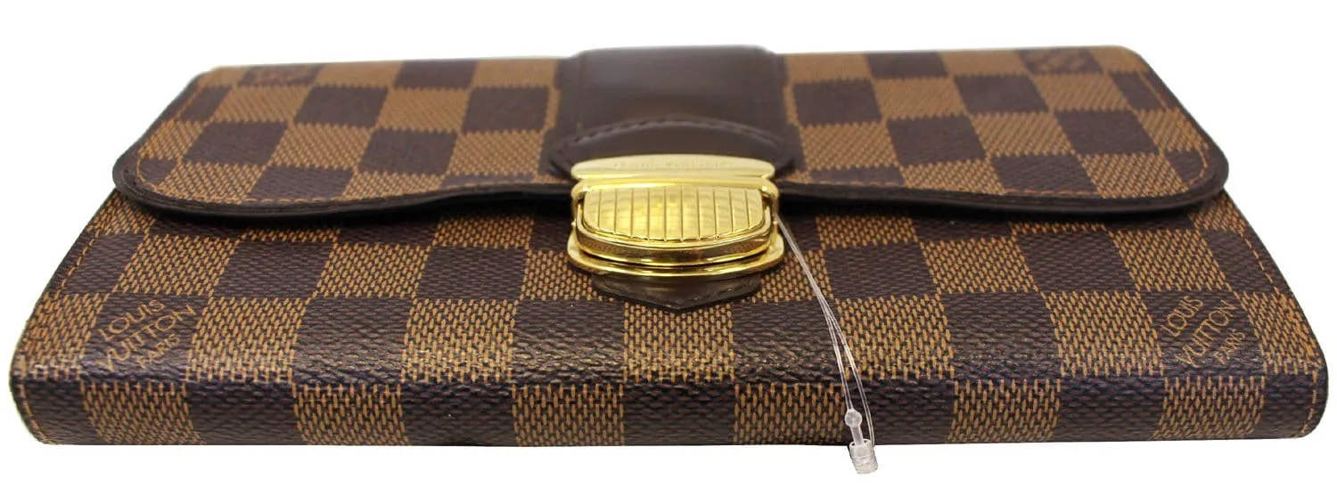 LOUIS VUITTON Damier Ebene Sistina Portefeuille Wallet