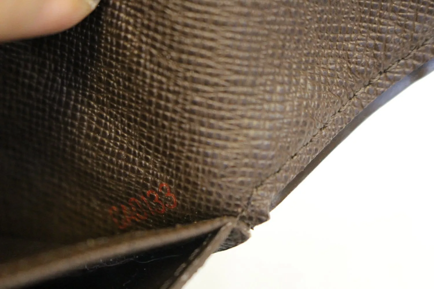 LOUIS VUITTON Damier Ebene Sistina Portefeuille Wallet
