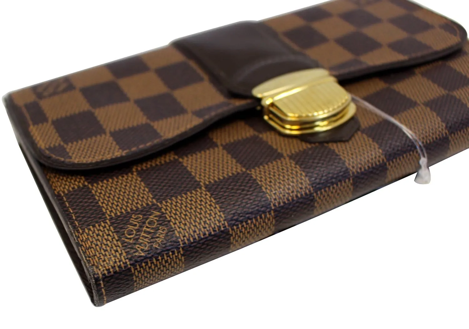 LOUIS VUITTON Damier Ebene Sistina Portefeuille Wallet