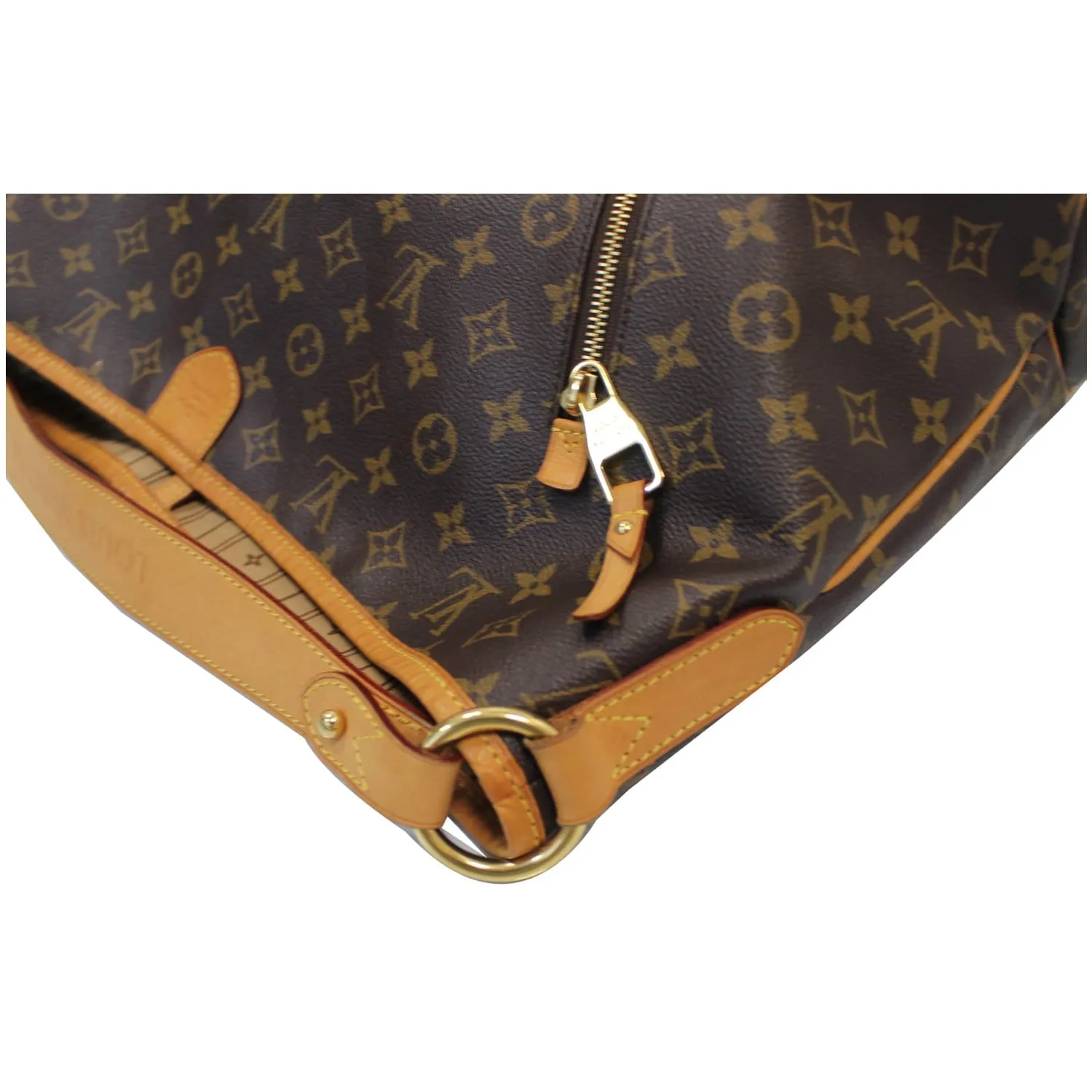 LOUIS VUITTON Delightful GM Monogram Canvas Shoulder Bag Brown