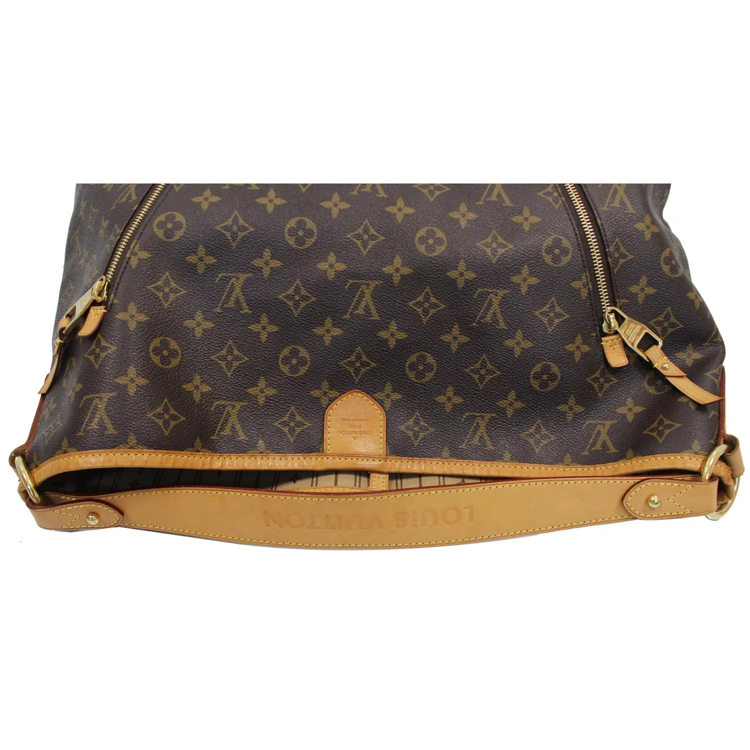 LOUIS VUITTON Delightful GM Monogram Canvas Shoulder Bag Brown