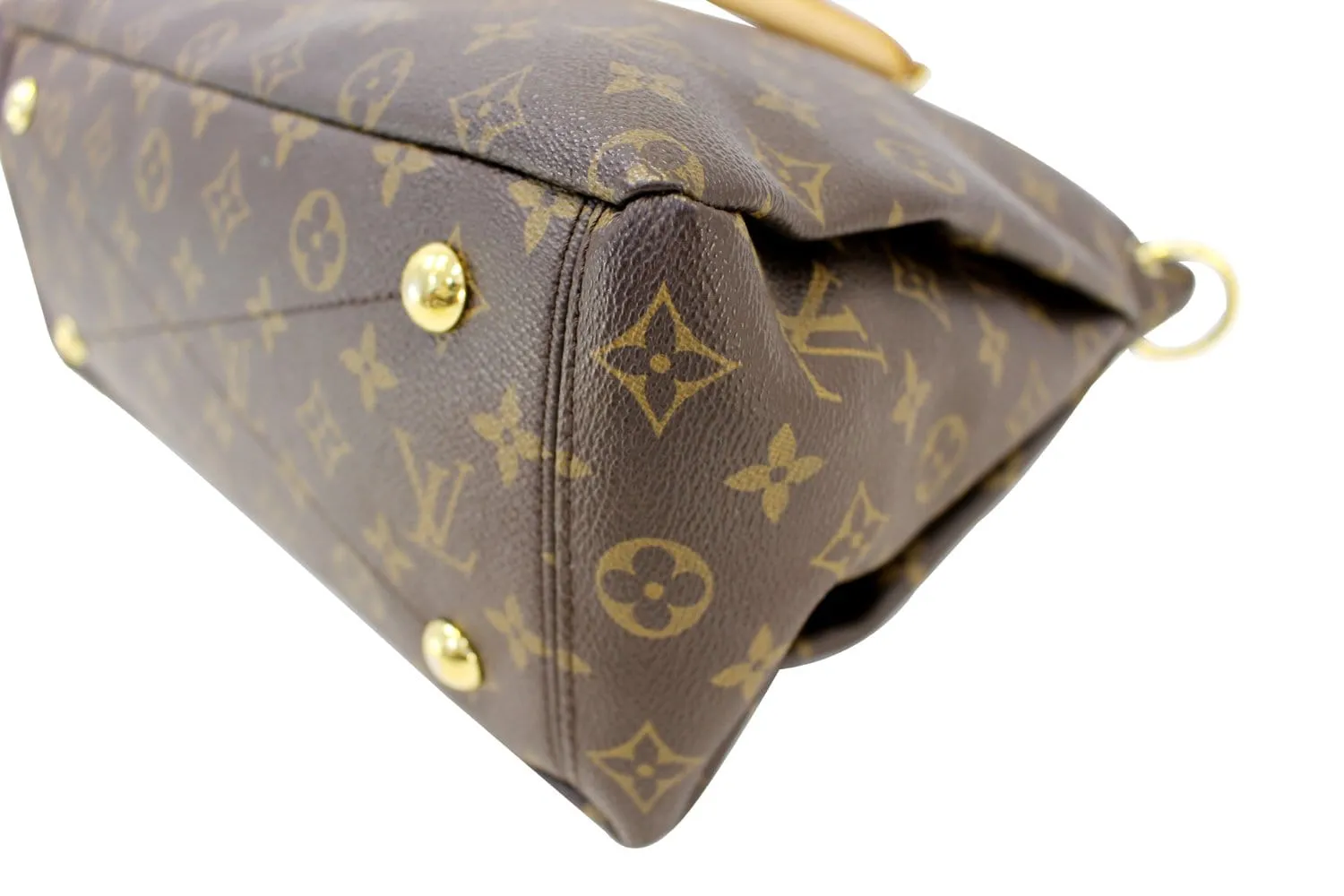 LOUIS VUITTON Havane Monogram Canvas Pallas 2Way Shoulder Bag