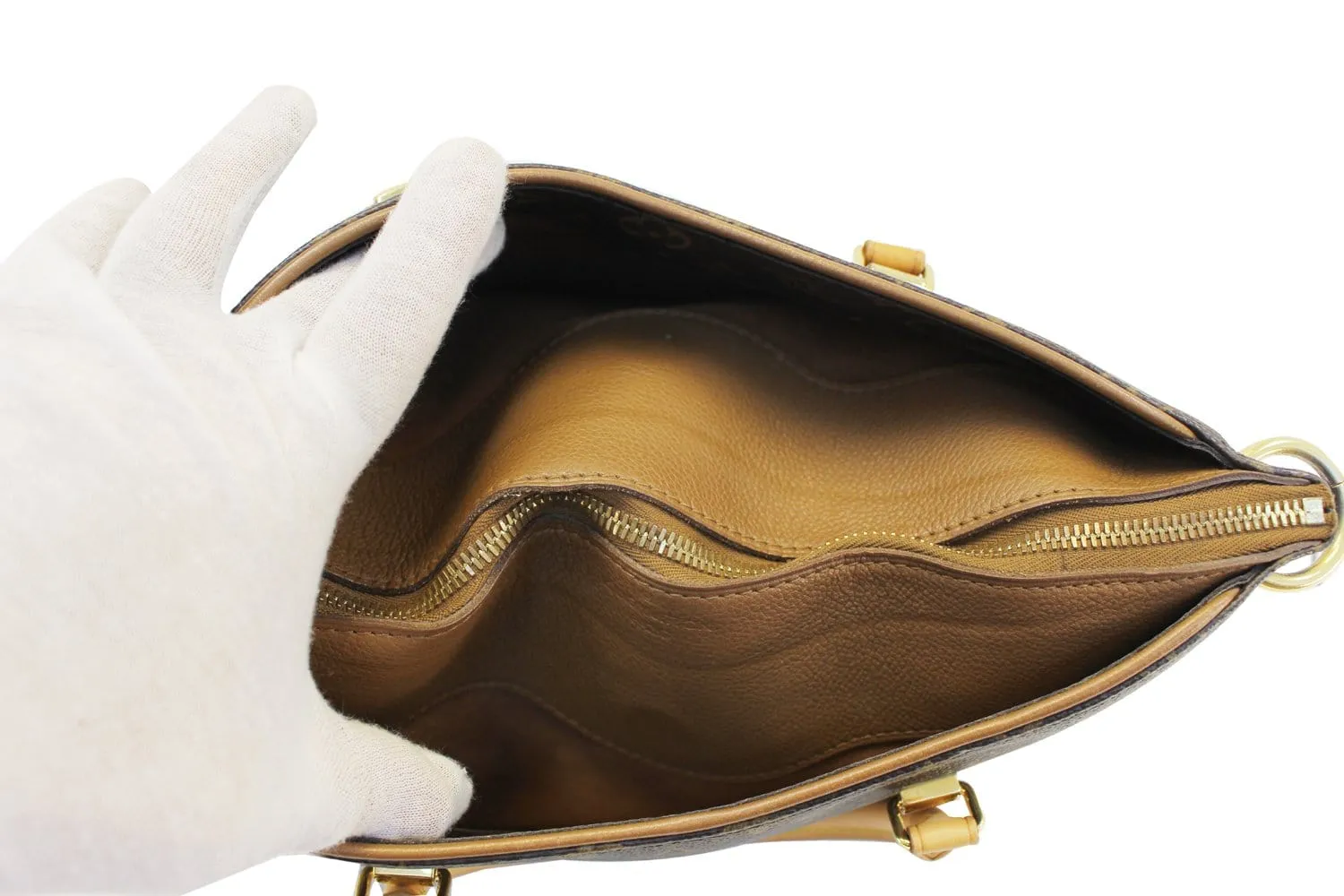 LOUIS VUITTON Havane Monogram Canvas Pallas 2Way Shoulder Bag
