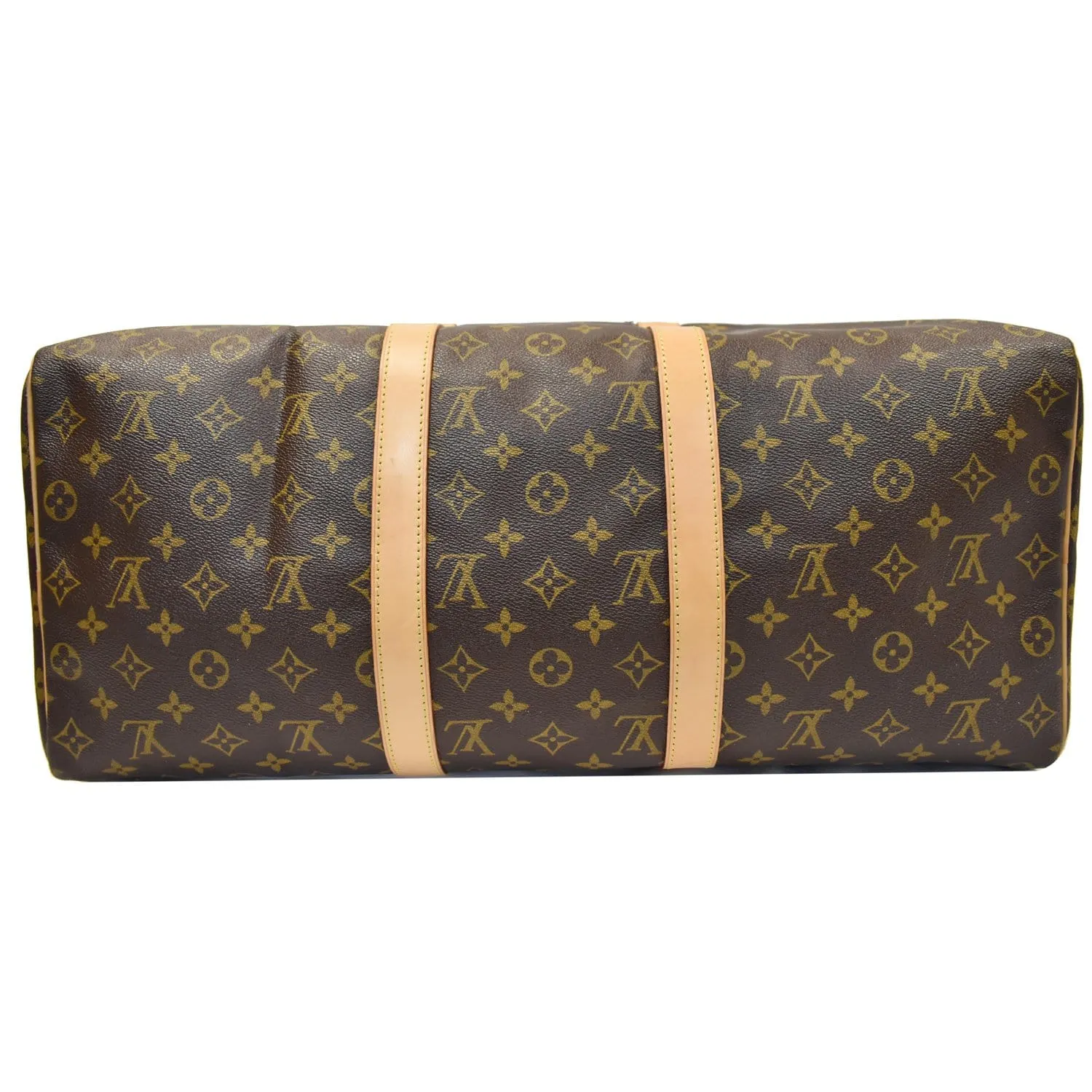 LOUIS VUITTON Keepall 45 Monogram Canvas Travel Bag Brown