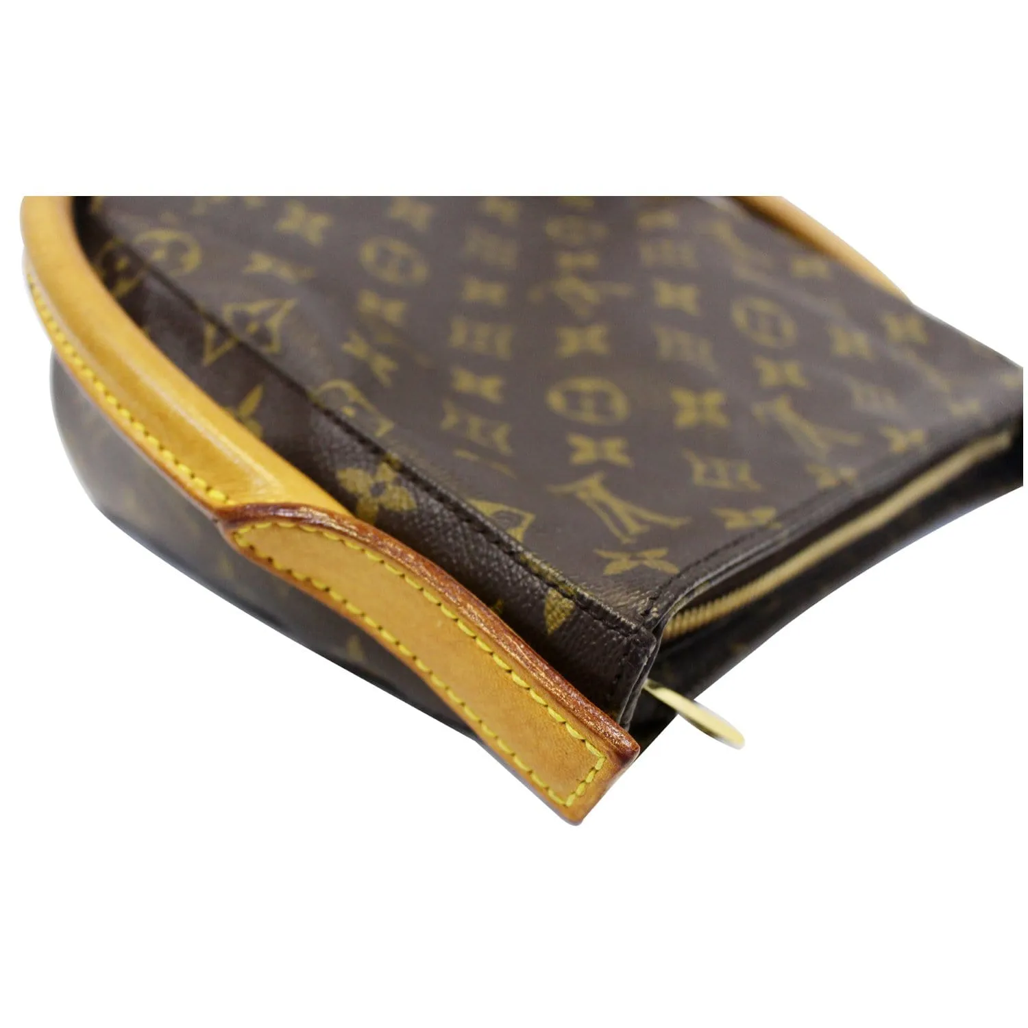 LOUIS VUITTON Looping MM Monogram Canvas Shoulder Bag Brown