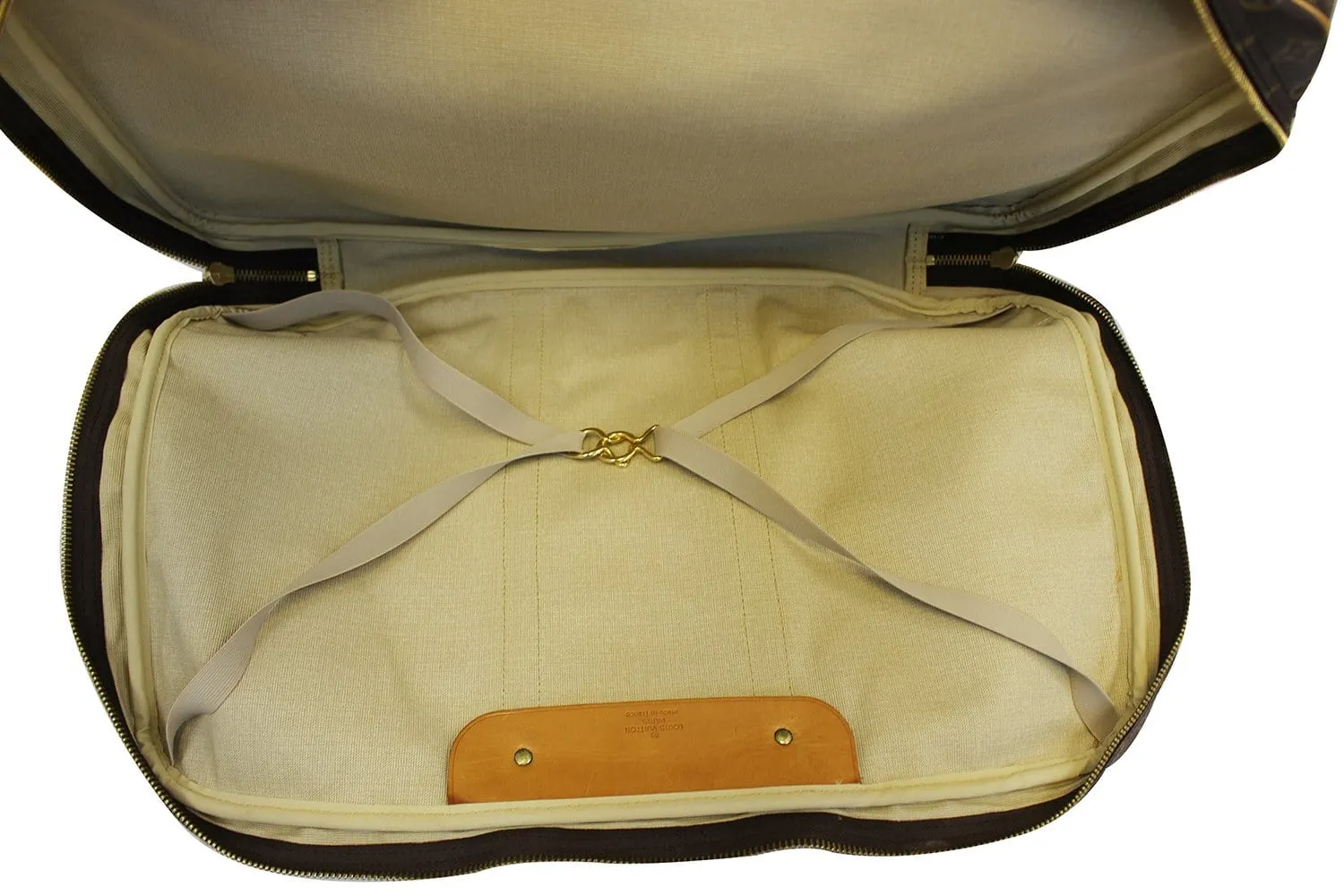 LOUIS VUITTON Monogram Canvas Alize 3 Poche Soft Suitcase Rare!