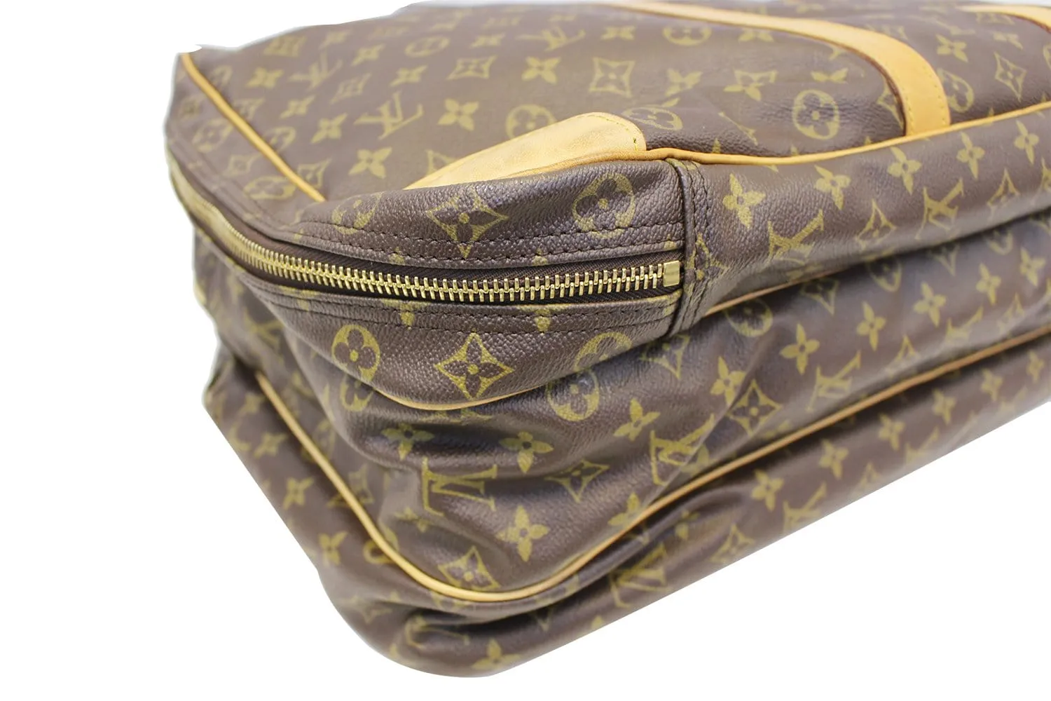 LOUIS VUITTON Monogram Canvas Alize 3 Poche Soft Suitcase Rare!