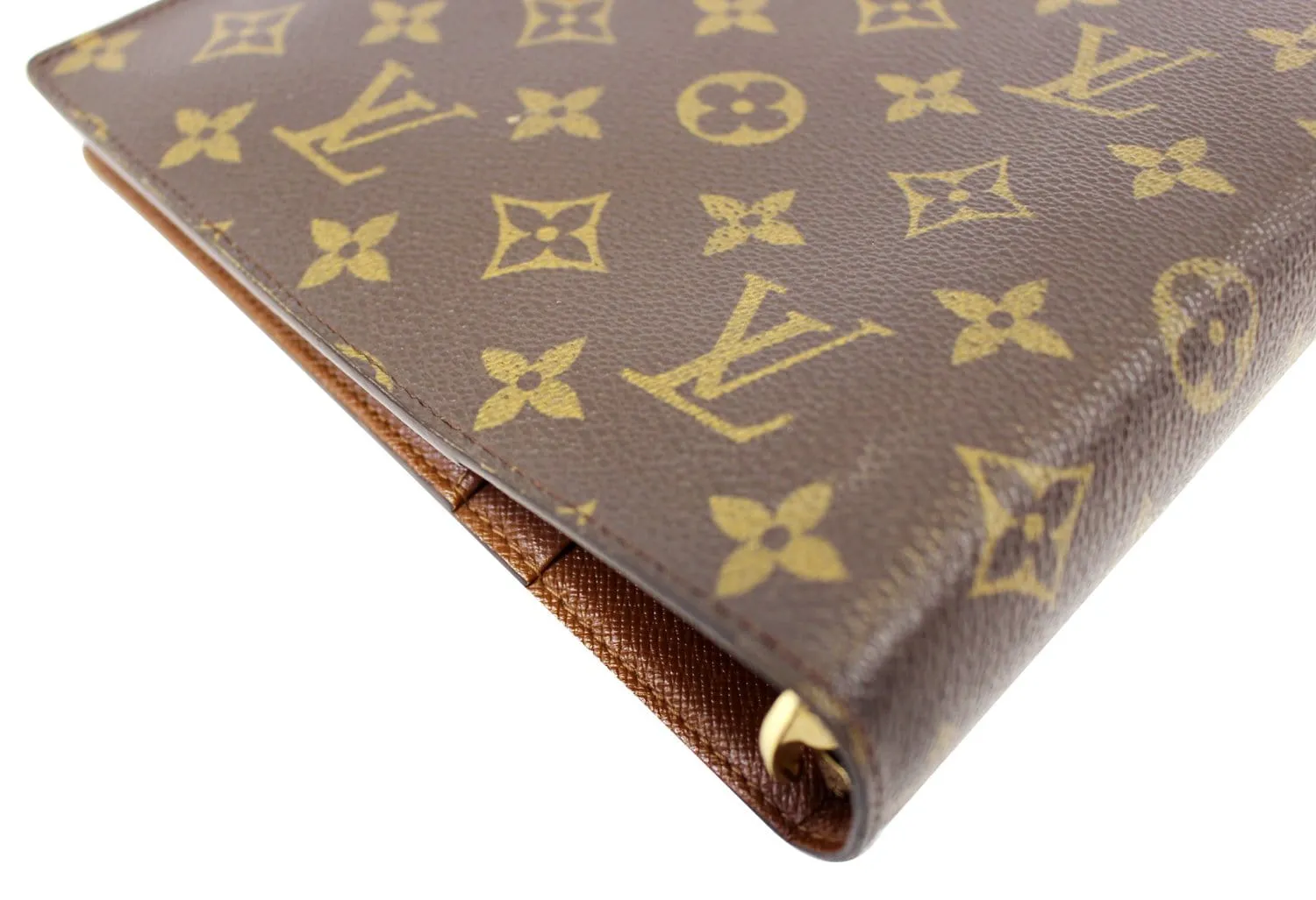 LOUIS VUITTON Monogram Canvas Brown Agenda GM Day Planner Cover