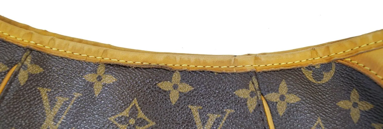 LOUIS VUITTON Monogram Canvas Galliera PM Brown Shoulder Bag