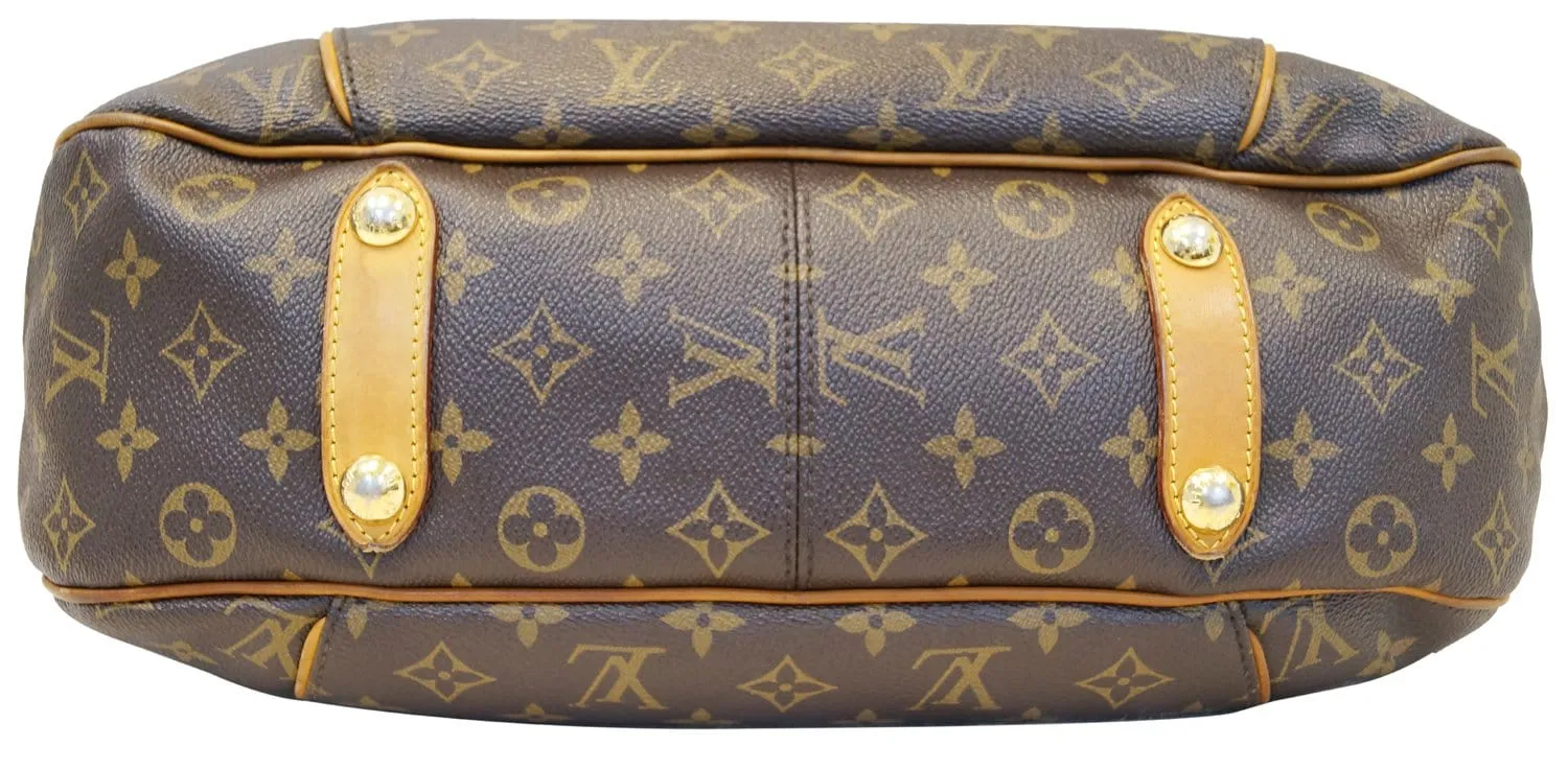 LOUIS VUITTON Monogram Canvas Galliera PM Brown Shoulder Bag