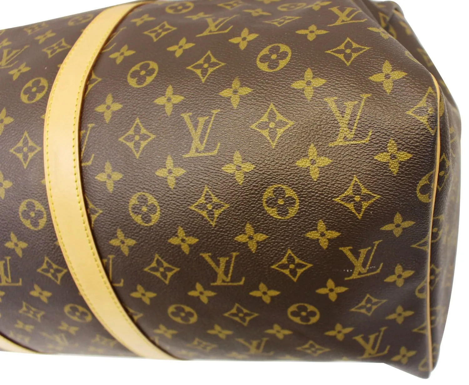 LOUIS VUITTON Monogram Canvas Keepall 55 Boston Bag