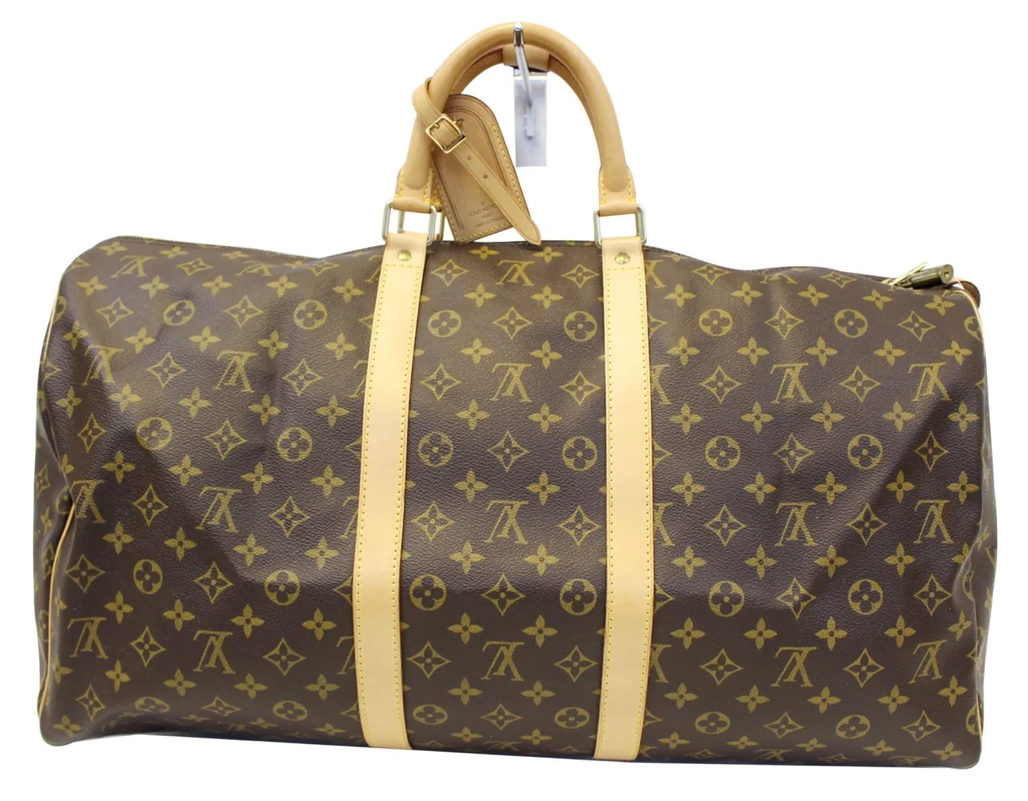 LOUIS VUITTON Monogram Canvas Keepall 55 Boston Bag