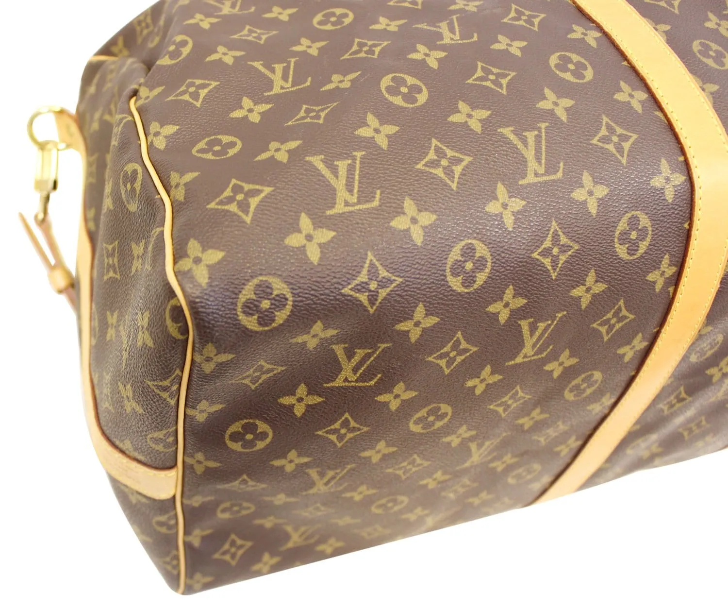 LOUIS VUITTON Monogram Canvas Keepall 60 Bandouliere Travel Bag