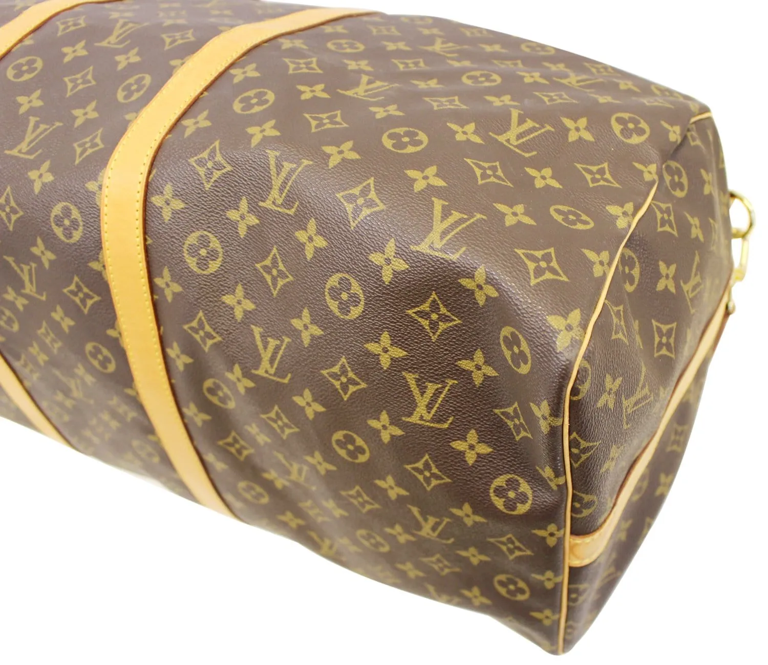 LOUIS VUITTON Monogram Canvas Keepall 60 Bandouliere Travel Bag