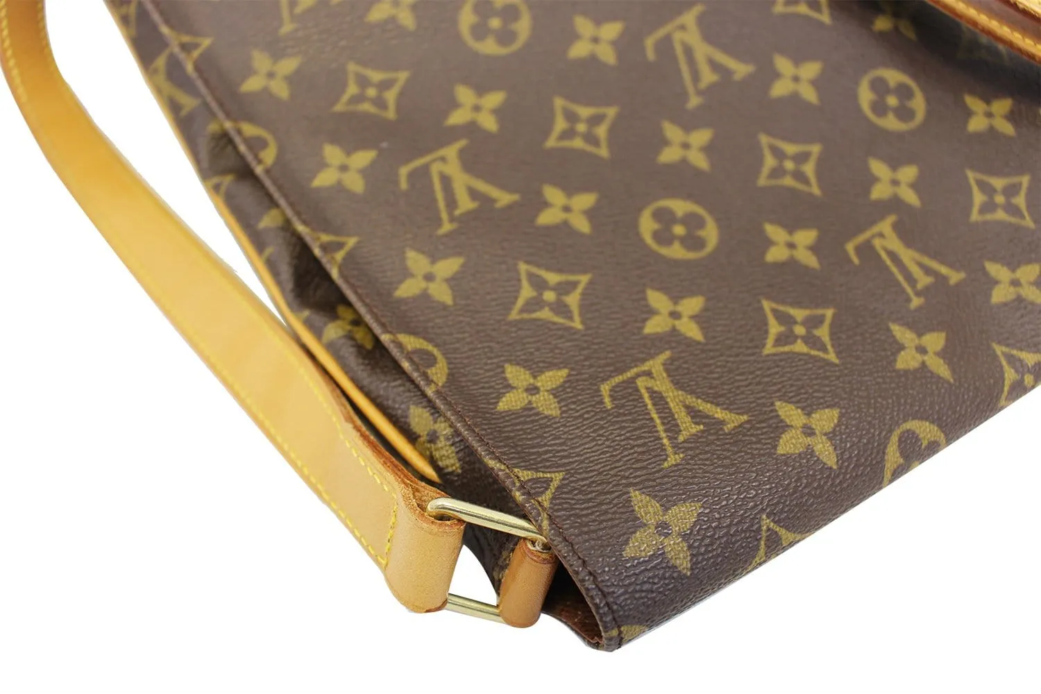 LOUIS VUITTON Monogram Canvas Musette Brown Crossbody Bag