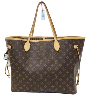 LOUIS VUITTON Monogram Canvas Neverfull GM Shoulder Bag