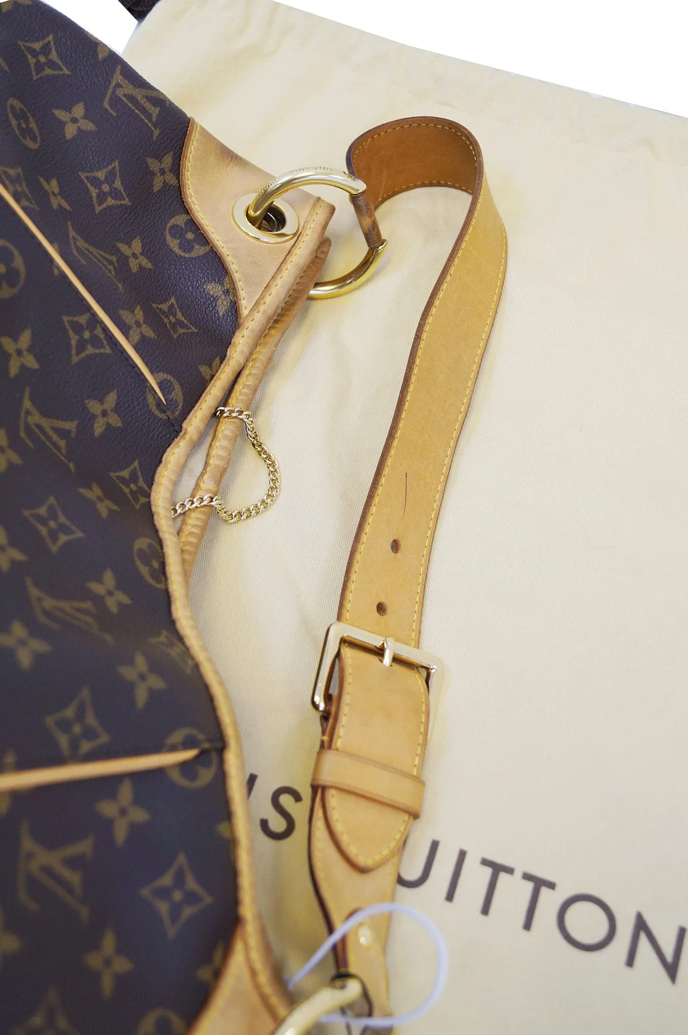 LOUIS VUITTON Monogram Galliera GM Shoulder Tote Handbag