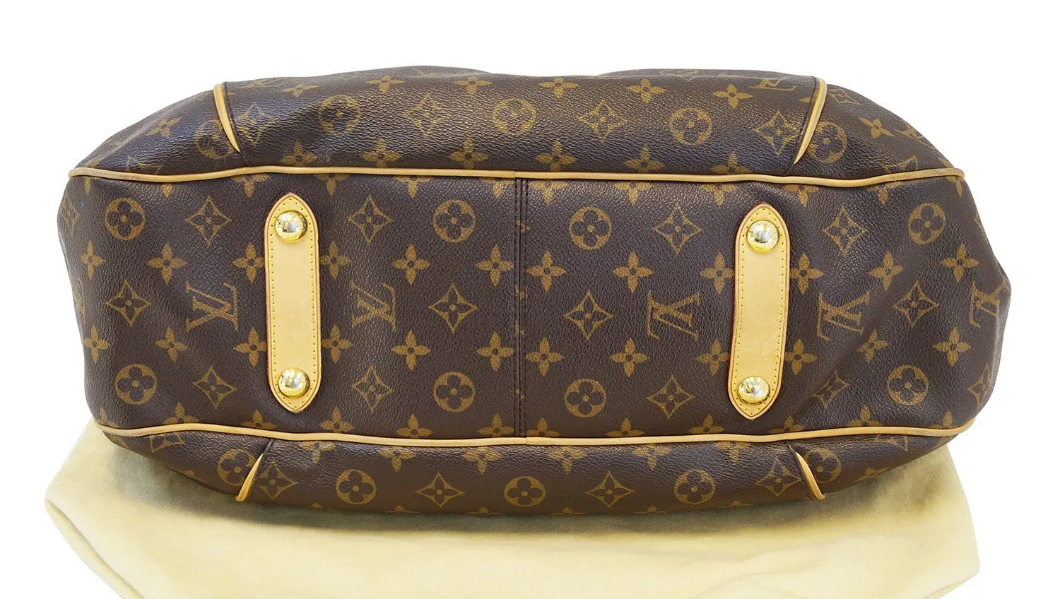 LOUIS VUITTON Monogram Galliera GM Shoulder Tote Handbag