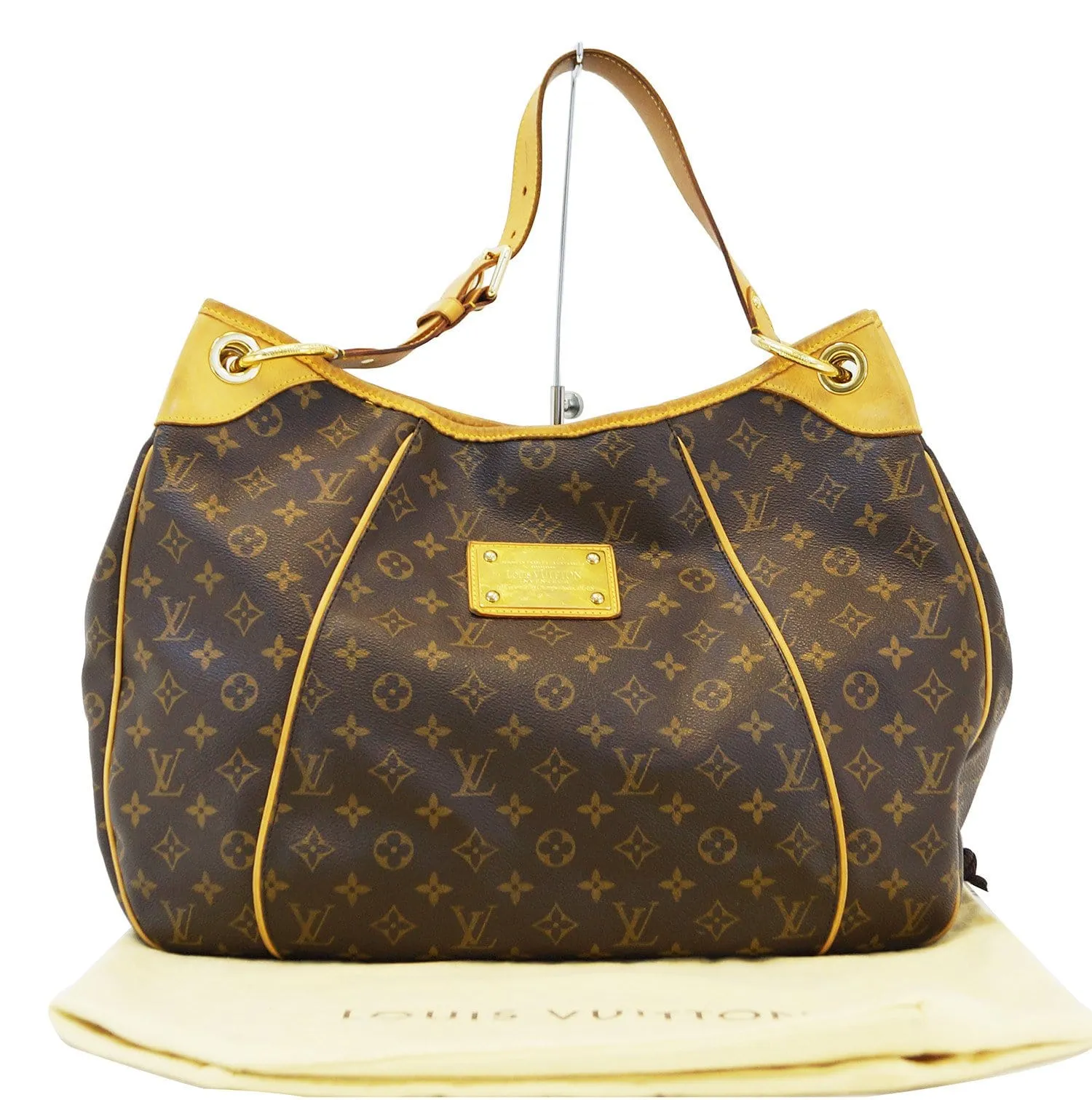 LOUIS VUITTON Monogram Galliera GM Shoulder Tote Handbag