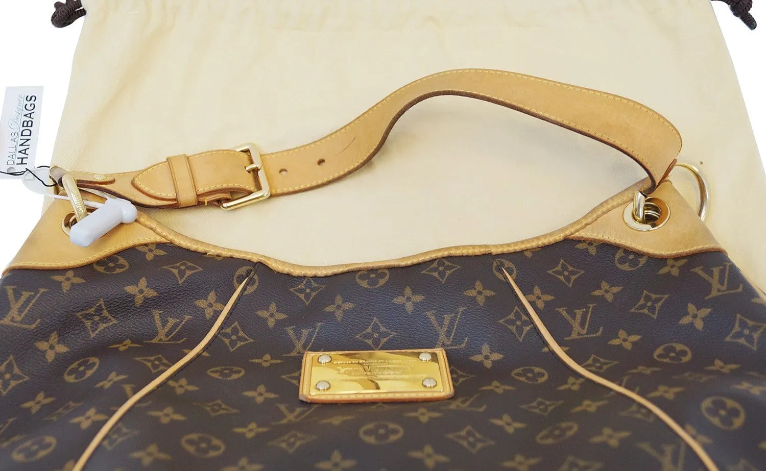 LOUIS VUITTON Monogram Galliera GM Shoulder Tote Handbag