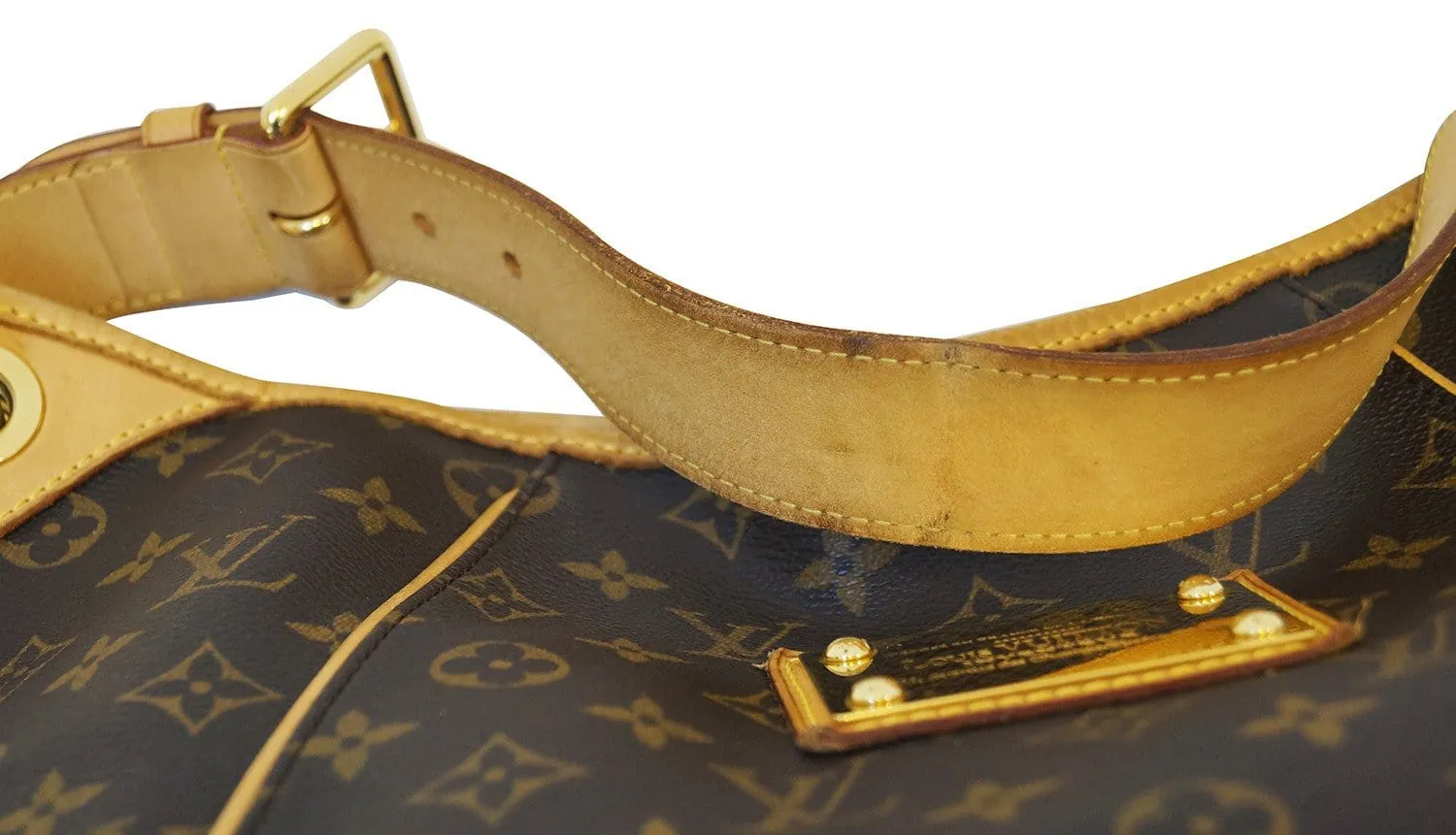 LOUIS VUITTON Monogram Galliera GM Shoulder Tote Handbag