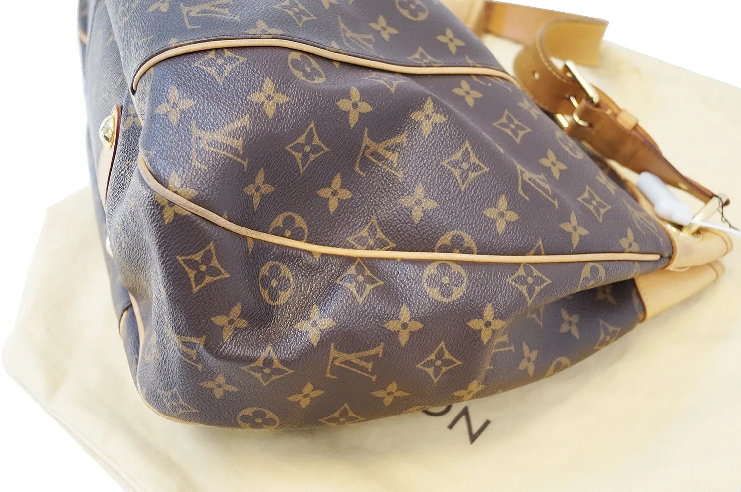 LOUIS VUITTON Monogram Galliera GM Shoulder Tote Handbag
