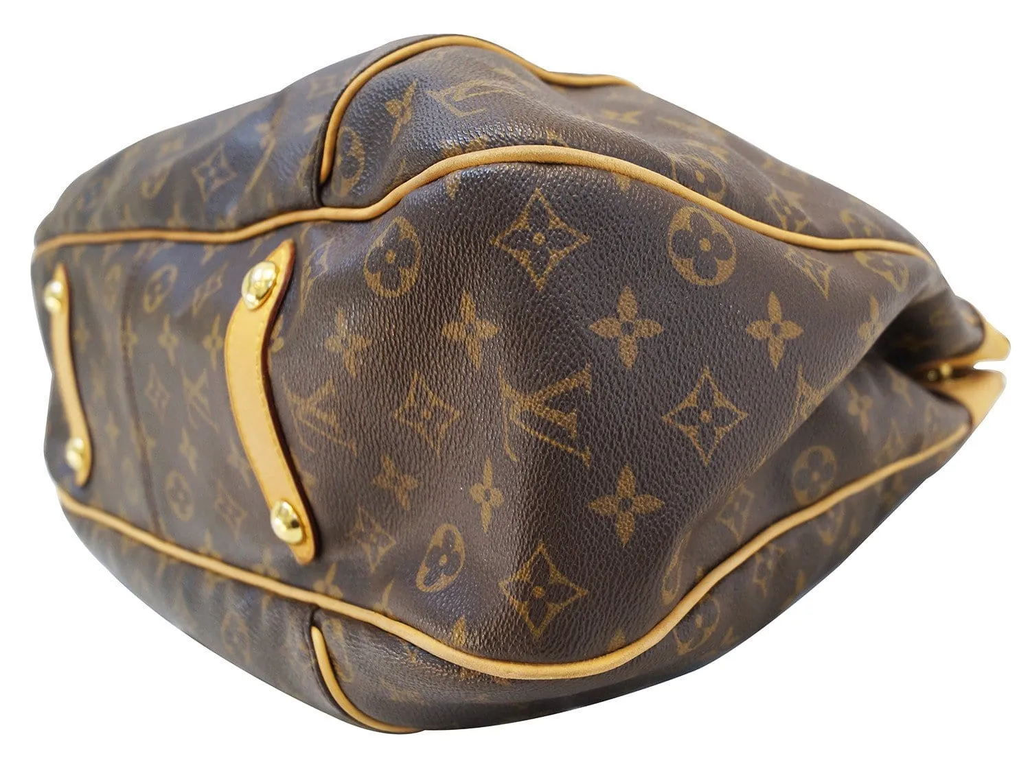LOUIS VUITTON Monogram Galliera GM Shoulder Tote Handbag
